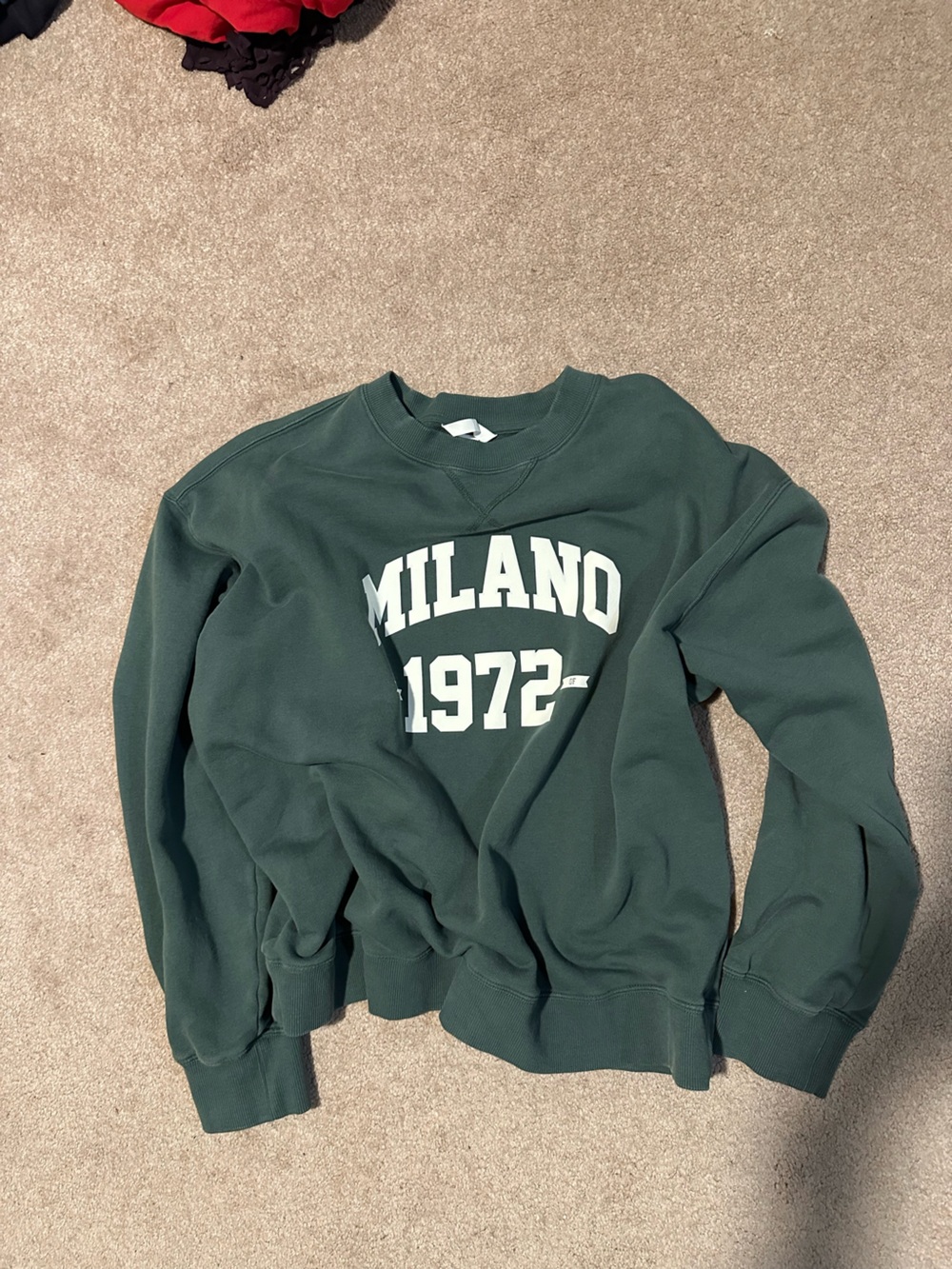 Milano 1972 Forest Green women’s Crewneck Sweatshirt size L